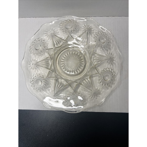 Other - EAPG Lancaster Glass #502 Clear Serving Plate 10 5/8"